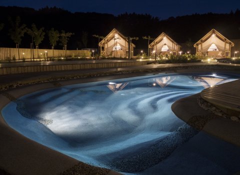 Glamping resort Slovenija Olimia Adria Village