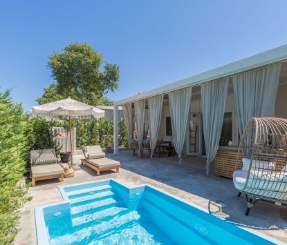 Mobile home Croatia Camp Polidor Villas with private pool